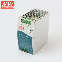 MEANWELL 75w zu 960watt dünn und 94% hohe Effizienz SDR-Serie 240 Watt DIN-Schiene Netzteil 24VDC Ausgang SDR-240-24